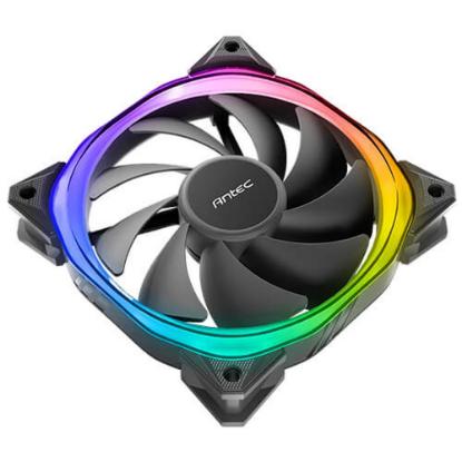 Ventilator ANTEC Fusion ARGB, 120mm, PWM, črni, 3 komada sa krmilnikom