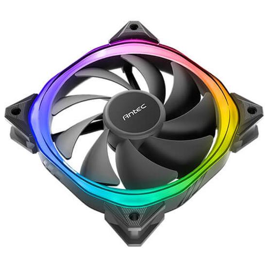Ventilator ANTEC Fusion ARGB, 120mm, PWM, črni, 3 komada sa krmilnikom
