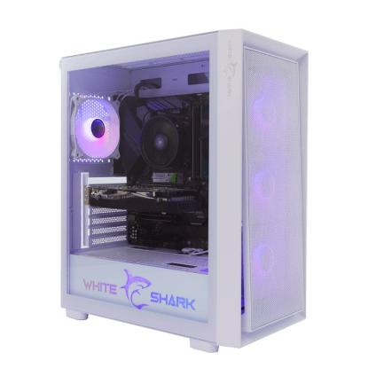 Ohišje WHITE SHARK GCC-2401 Warhead-3, E-ATX, prozor, RGB, bez napajalnika, belo