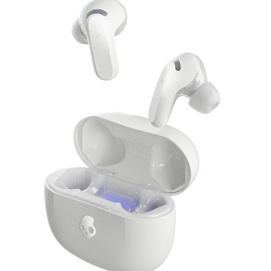 Slušalice SKULLCANDY Rail ANC, bežične, BT, in-ear, mikrofon, bijele