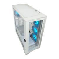 Ohišje LC POWER 806W Crosswind X, MIDI, ATX, window, belo, bez napajalnika