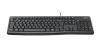 Tipkovnica LOGITECH K120, črna, USB, retail