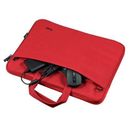 Torba za laptop TRUST Bologna Eco, Slim, 16", crvena