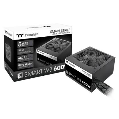 Napajlnik 600W, THERMALTAKE Smart W3 80+, ATX 3.1, 120mm vent., 80+, črno
