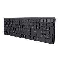 Tipkovnica TRUST Vaiya, bluetooth, US layout, črna