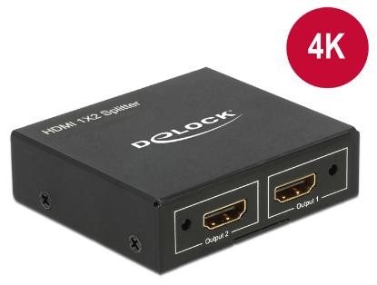 RABLJENI - Razdjelnik HDMI DELOCK Switch, HDMI In na 2x HDMI out, 4K