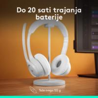 Slušalice LOGITECH Zone 300, bežične, BT, bijele