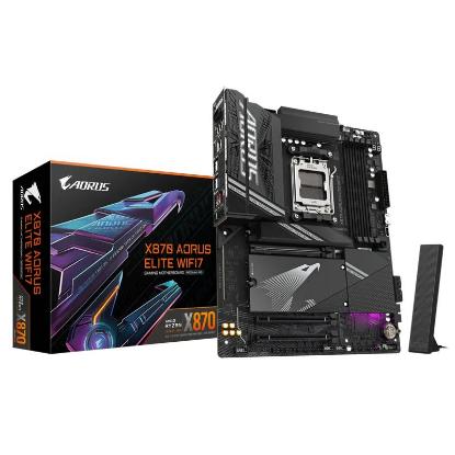 Matična plošća GIGABYTE X870 Aorus Elite WiFi 7, AMD X870, DDR5, ATX, s. AM5