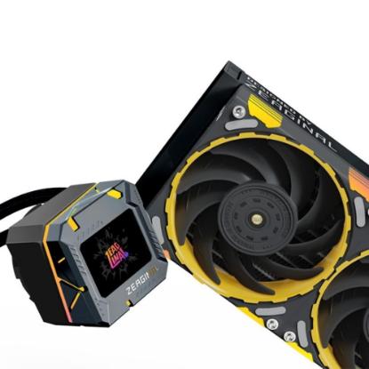 Vodno hlajenje YESTON Zeus-XT 240, za Intel i AMD, crno