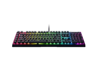 Tipkovnica RAZER BlackWidow V4 X, mehanička, Yellow switch, RGB, HR/US Layout, črna, USB
