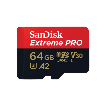 Memorijska kartica SANDISK, microSDXC Extreme Pro, 64GB, SDSQXCU-064G-GN6MA, class 10, V30 UHS-I U3, 200MB/s