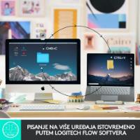 Tipkovnica LOGITECH MX Keys mini, brezžična, BT, roza