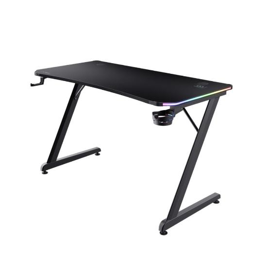 Gaming miza TRUST GXT 709 Luminus, RGB, črni