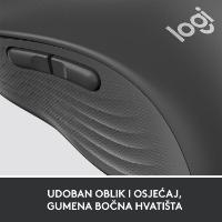 Miška LOGITECH M650, bežični, optički, 4000dpi, USB, BT, črni