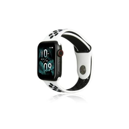 Zamjenski remen BELINE Sport Silicone za Apple Watch 38/40/41mm, bijelo-crni