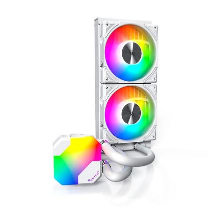 Vodno hlajenje MONTECH HyperFlow ARGB 240, za Intel i AMD, belo