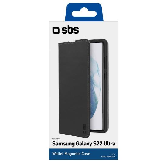 Preklopna futrola SBS, za Samsung S22 Ultra, crna
