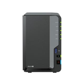SYNOLOGY DS224+ DiskStation 2-bay NAS server, 2.5"/3.5" HDD/SSD, Wake on LAN/WAN, 2GB, G-LAN, 2x USB 3.2