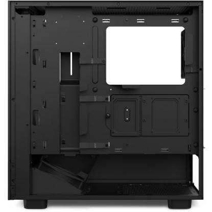 Ohišje NZXT H5 Flow RGB, MIDI, ATX, USB 3.2, USB-C, črno, bez napajalnika