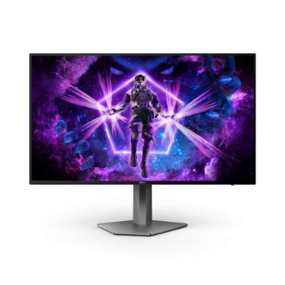 Gaming monitor 26.5" AOC Agon AG276QZD, QHD, OLED, 240Hz, 1ms, 1000cd/m2, G-Sync, pivot, zvočnici, črni