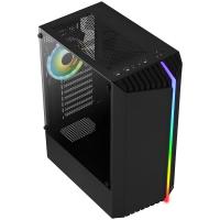 Ohišje AEROCOOL Bionic v2, MIDI,ATX, window,črno, bez napajalnika
