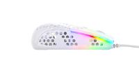 Miška XTRFY MZ1 - ZY'S Rail RGB, optički, 16000dpi, beli, USB