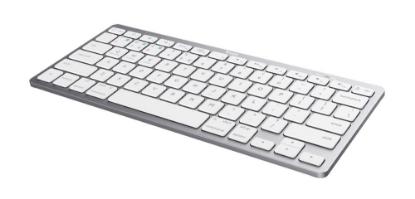 Tipkovnica TRUST Basics, bluetooth, US layout, srebrna