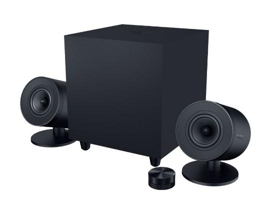 Zvočniki RAZER Nommo V2 Pro, 2.1, USB-C, bluetooth, daljinski, črni