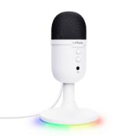 Mikrofon TRUST GXT 234 Yunix, RGB, USB i 3.5mm, beli