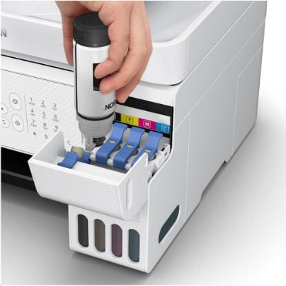 Multifunkcijski Tiskalnik EPSON EcoTank L5316, Tiskalnik/scanner/copy/fax, 5760 dpi, USB, LAN, WiFi, beli