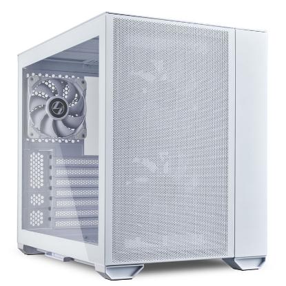 Ohišje LIAN LI O11 Air Mini, MIDI, ATX, window, belo, bez napajalnika