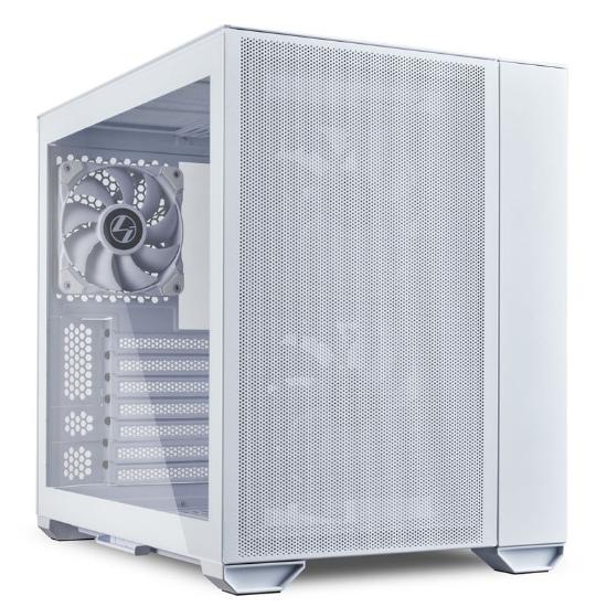 Ohišje LIAN LI O11 Air Mini, MIDI, ATX, window, belo, bez napajalnika