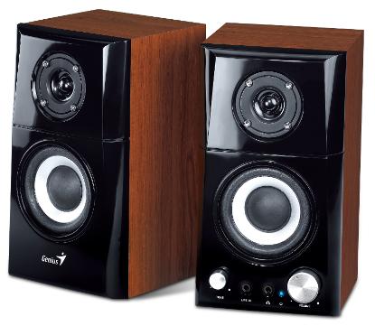Zvočniki GENIUS SP-HF500A II, 2.0, 16W, leseni