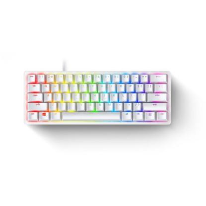 Tipkovnica RAZER Huntsman Mini, Mercury Edition, Red Switch, HR/US Layout, USB