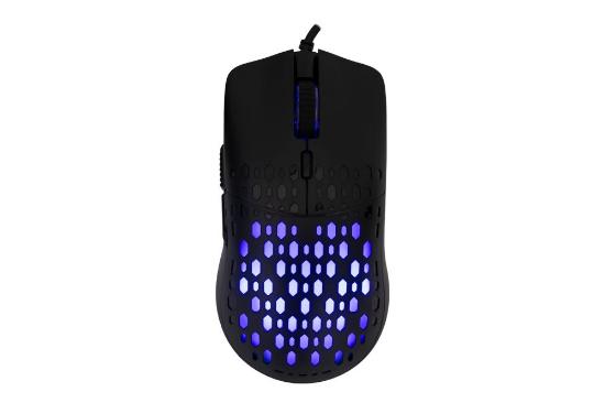 Miška BARACUDA BGM-021 Octopus, RGB, optički, 3600dpi, črni