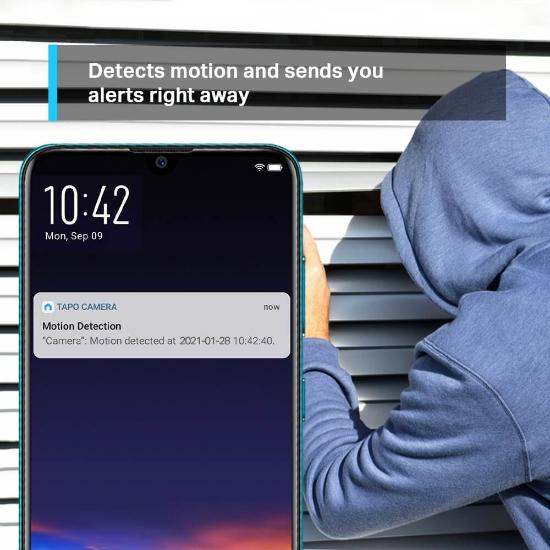 Mrežna nadzorna kamera TP-LINK Tapo C210, 2K, unutarnja, WiFi, Pan/tilt, senzor pokreta, noćno snimanje