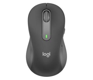 Miška LOGITECH M650 L, za ljevake, bežični, optički, 4000dpi, USB, BT, črni