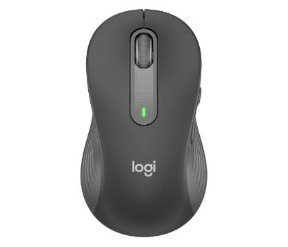 Miška LOGITECH M650 L, za ljevake, bežični, optički, 4000dpi, USB, BT, črni