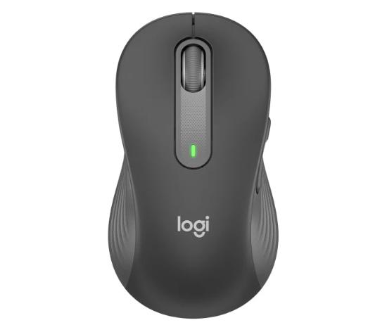 Miška LOGITECH M650 L, za ljevake, bežični, optički, 4000dpi, USB, BT, črni