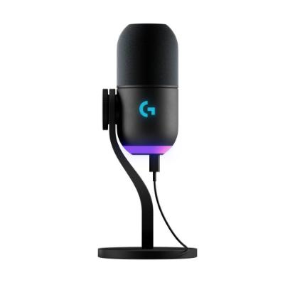 Mikrofon LOGITECH Yeti GX, RGB, namizni, črni