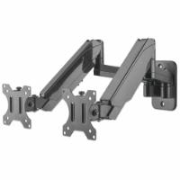 Stalak za monitor MANHATTAN 461627, za dva monitora, zidni, 17" do 32", crni