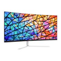 Gaming monitor 34" LC POWER LC-M34-UWQHD-100-C-V3, UWQHD, VA, 100Hz, 6ms, 300cd/m2, ukrivljen, beli