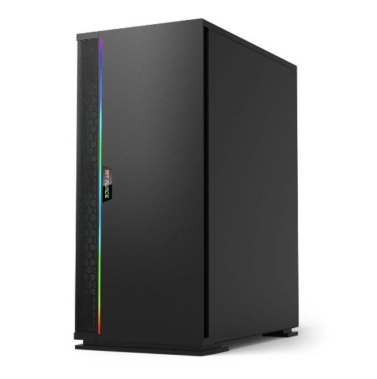 Ohišje BIT FORCE ORION ARGB-2, MIDI, ATX, window, črno, bez napajalnika