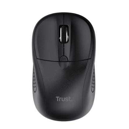 Miška TRUST Primo, optički, bežični, BT, 1600dpi, črni