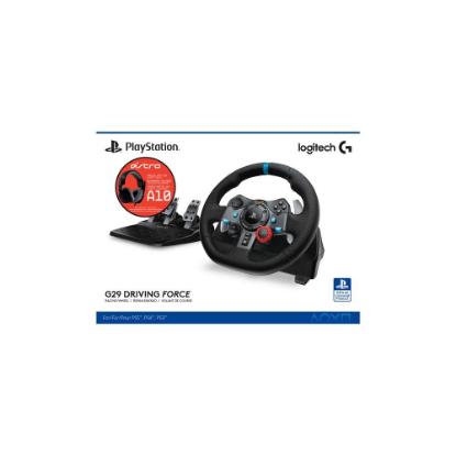 Volan LOGITECH G29 Driving Force Racing Wheel, Gaming, PC/PS3/PS4/PS5, USB + Slušalice ASTRO A10