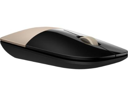 Miška HP Z3700, optički, bežični, 1200dpi, zlatni