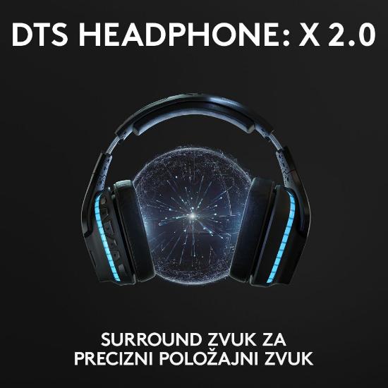 Slušalice LOGITECH Gaming Lightsync G935, 7.1, bežične, crne
