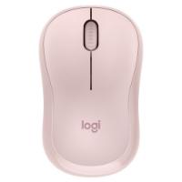 Miška LOGITECH M240 Silent, optički, bežični, Bluetooth, rozi