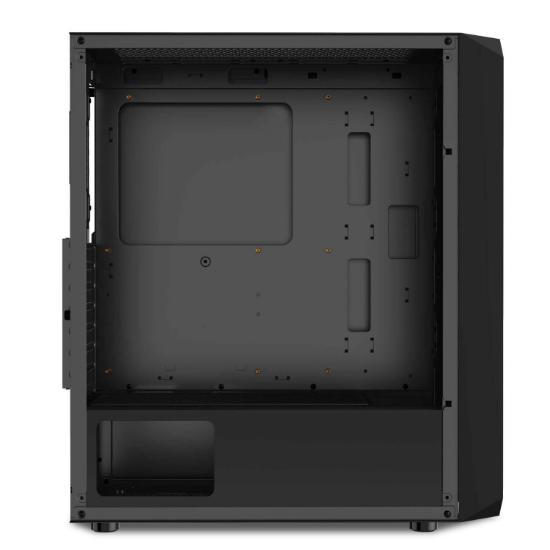 Ohišje BIT FORCE PALADIN CF-4, MIDI, ATX, RGB, črno, window, bez napajalnika