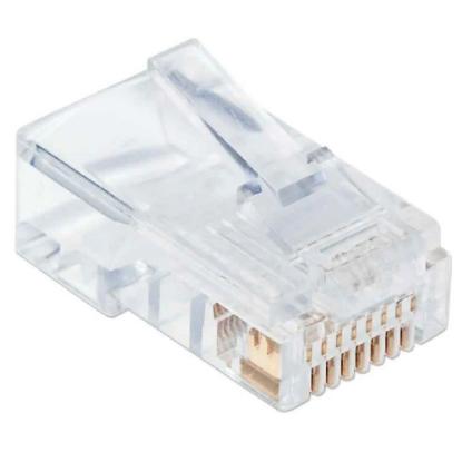 UTP konektor INTELLINET CAT5e, RJ45, modularni Pro Line, trostruki zupčasti terminal - 100 komada